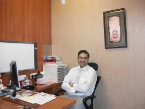 Dr.Tushar in Office